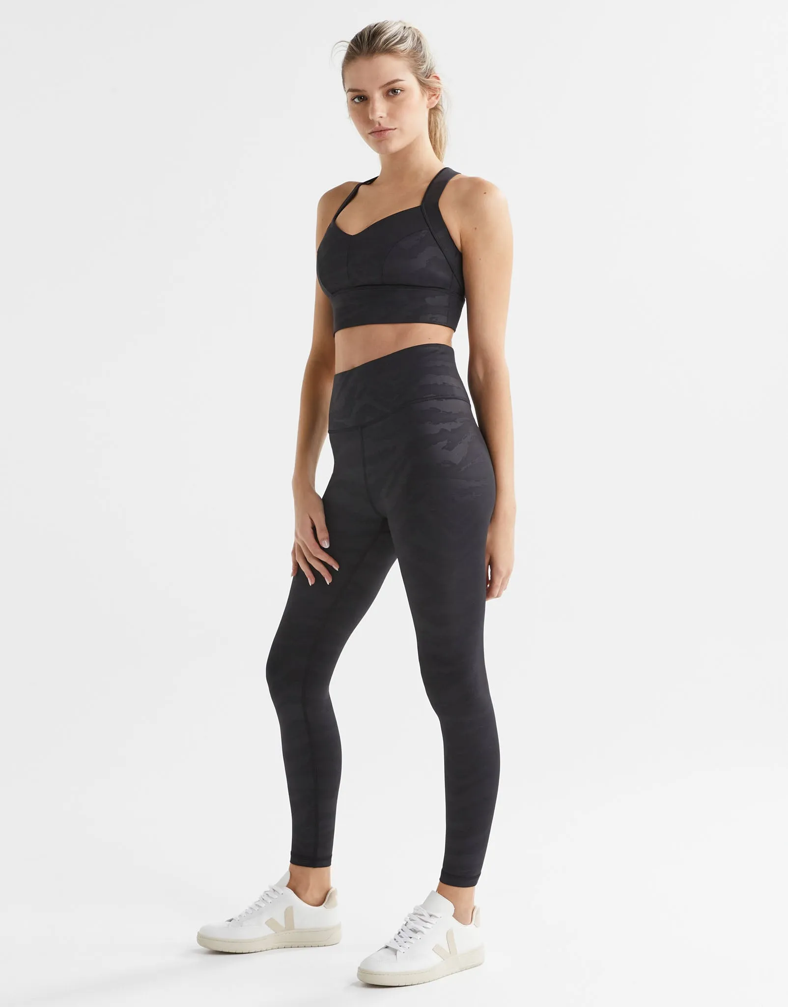 Ariana - Black Tiger Print