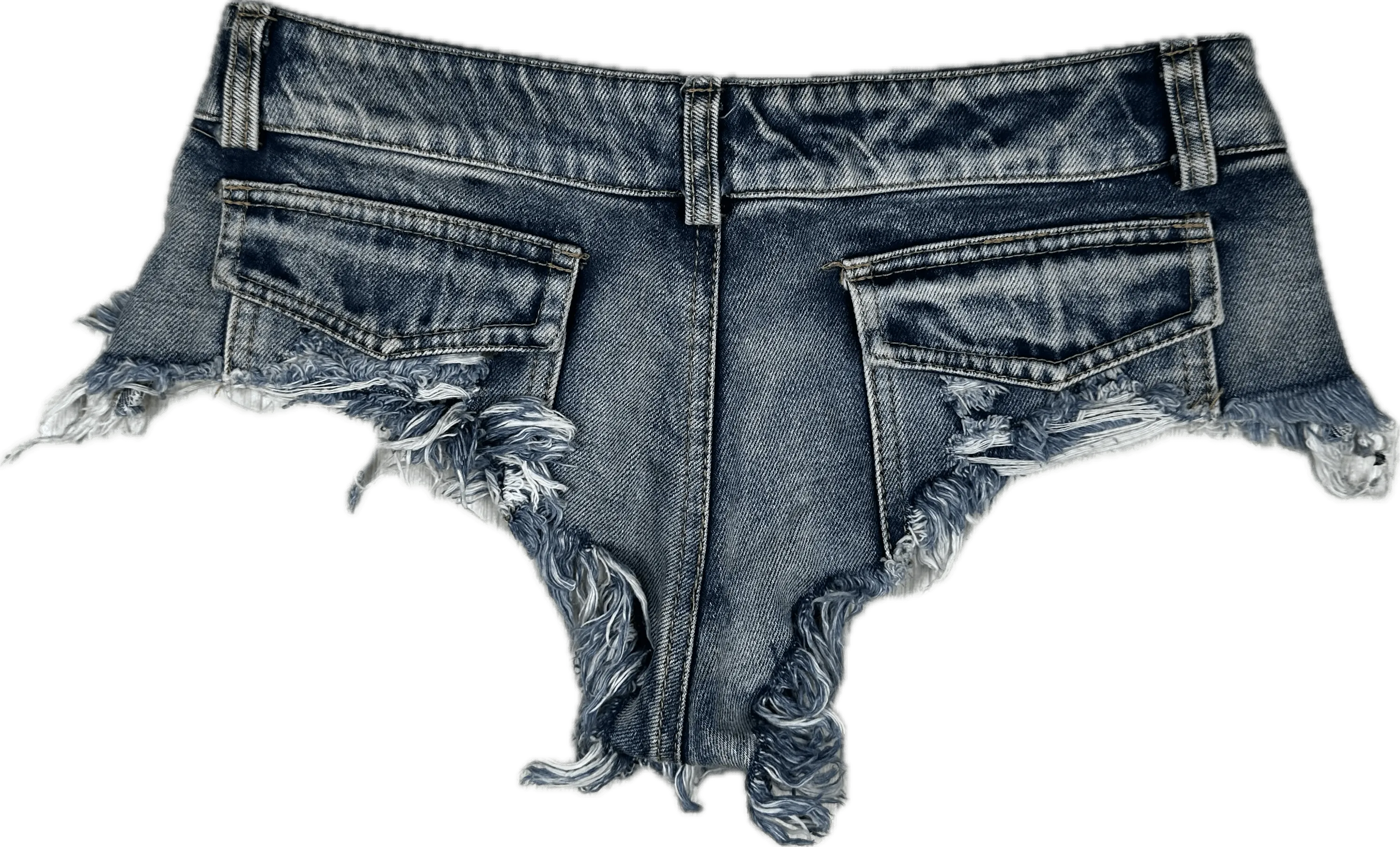 Be Wicked USA Denim Micro Shorts- Size S