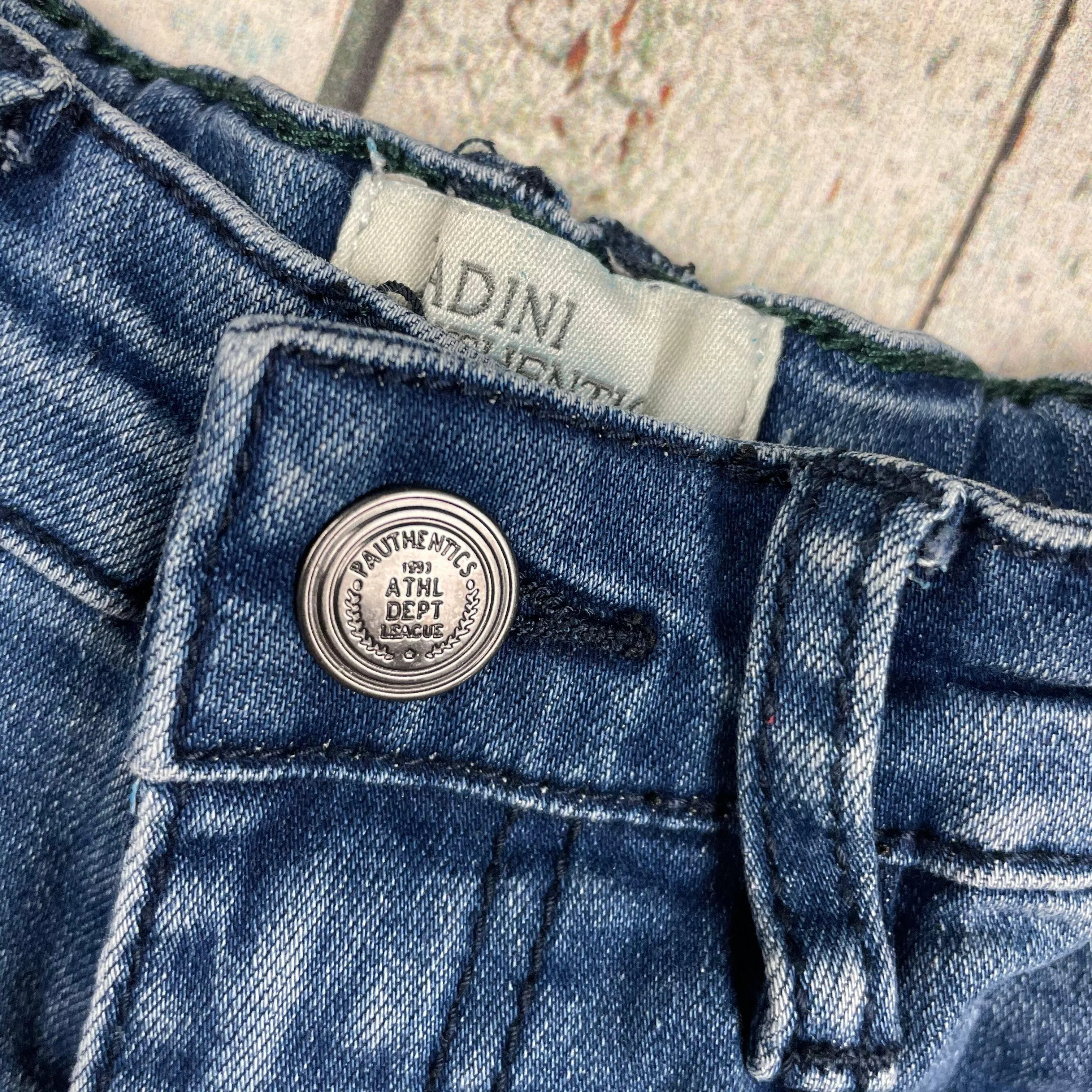 Boys Padini Distressed Dark Denim Shorts - Size 2/3