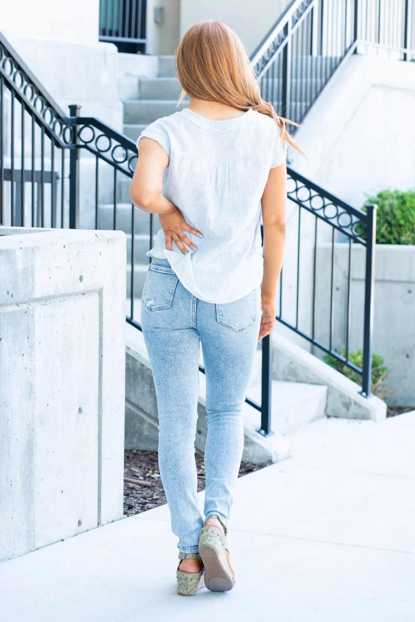 Dark Age High Rise Ankle Skinny