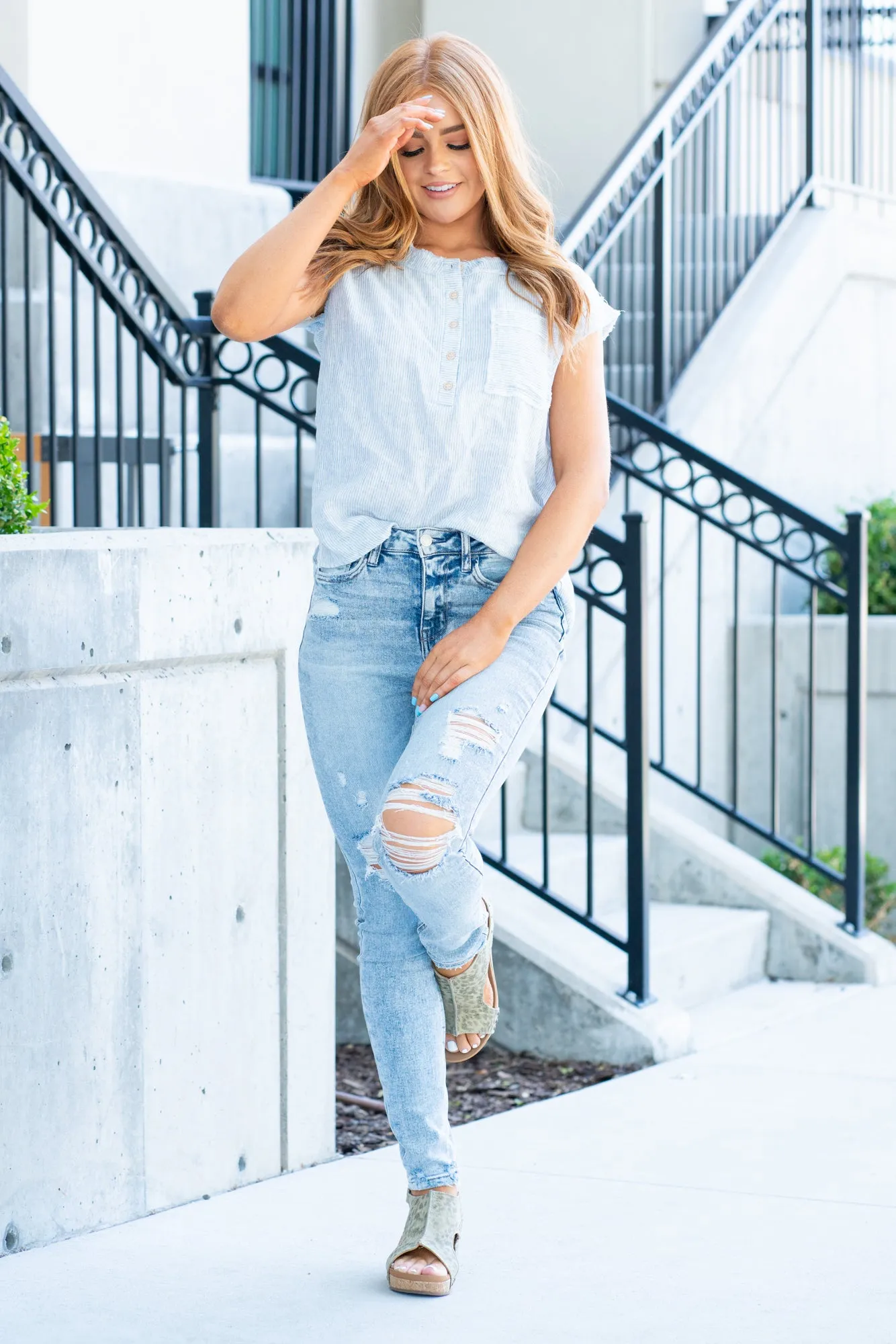 Dark Age High Rise Ankle Skinny