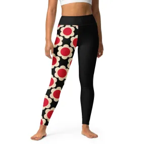 ELLIE red black - Yoga Leggings