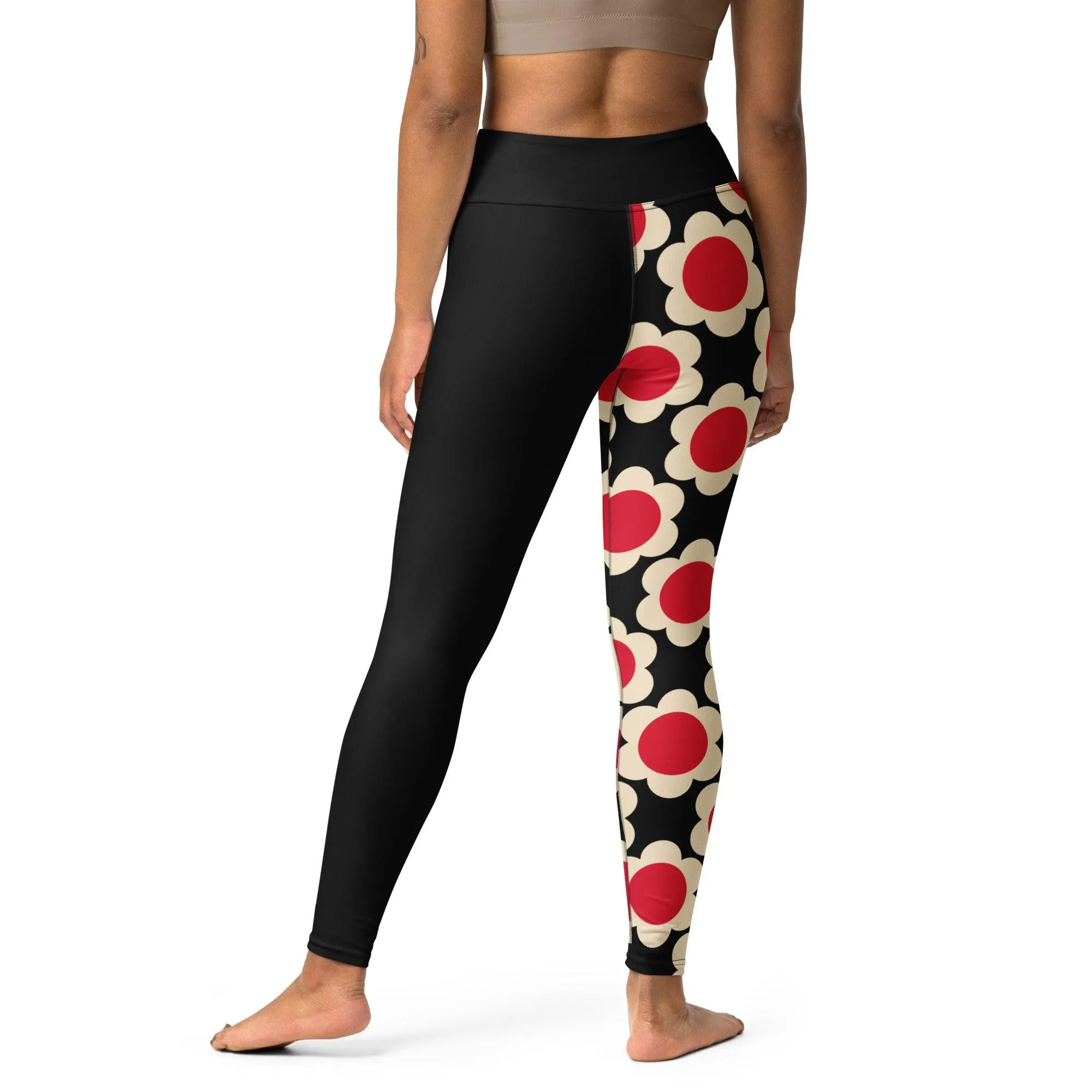 ELLIE red black - Yoga Leggings