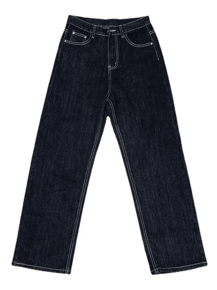 Joskaa Stitched High Waist Boyfriend Jeans