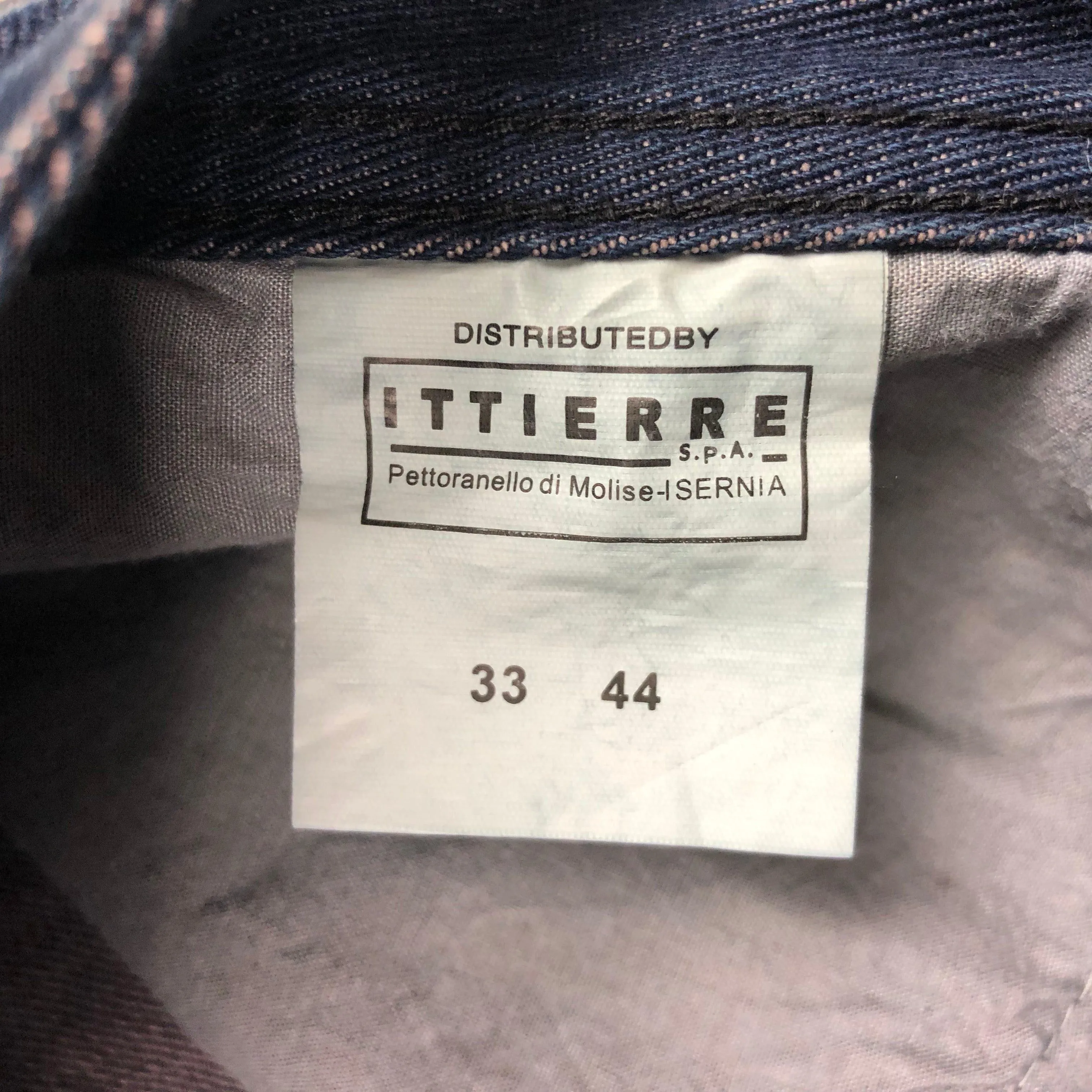 Just Cavalli Italian Dark Wash Distressed Jeans - Size 33