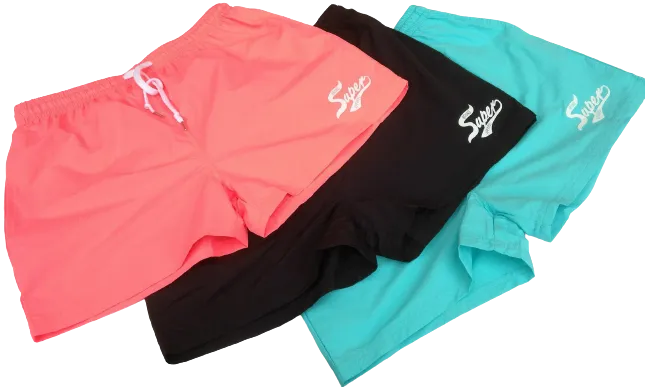 Ladies Board Shorts Beach Microfibre Swim Surf Bottoms