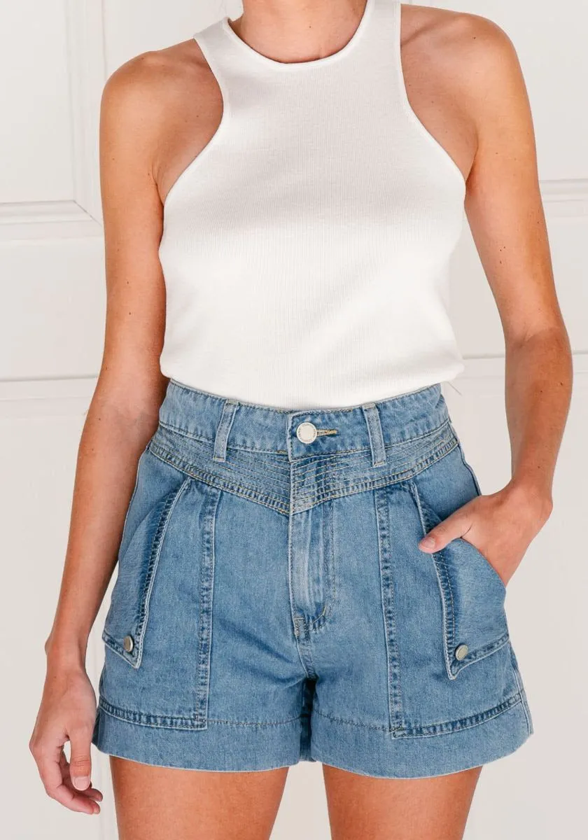 Lara Denim Shorts