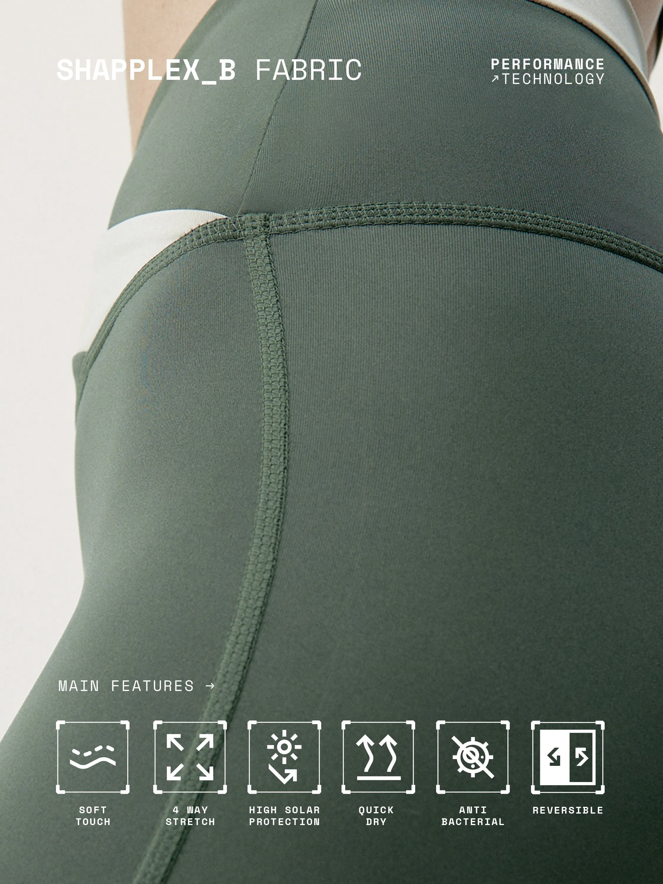 Legging Duo - Chasseur/Pierre