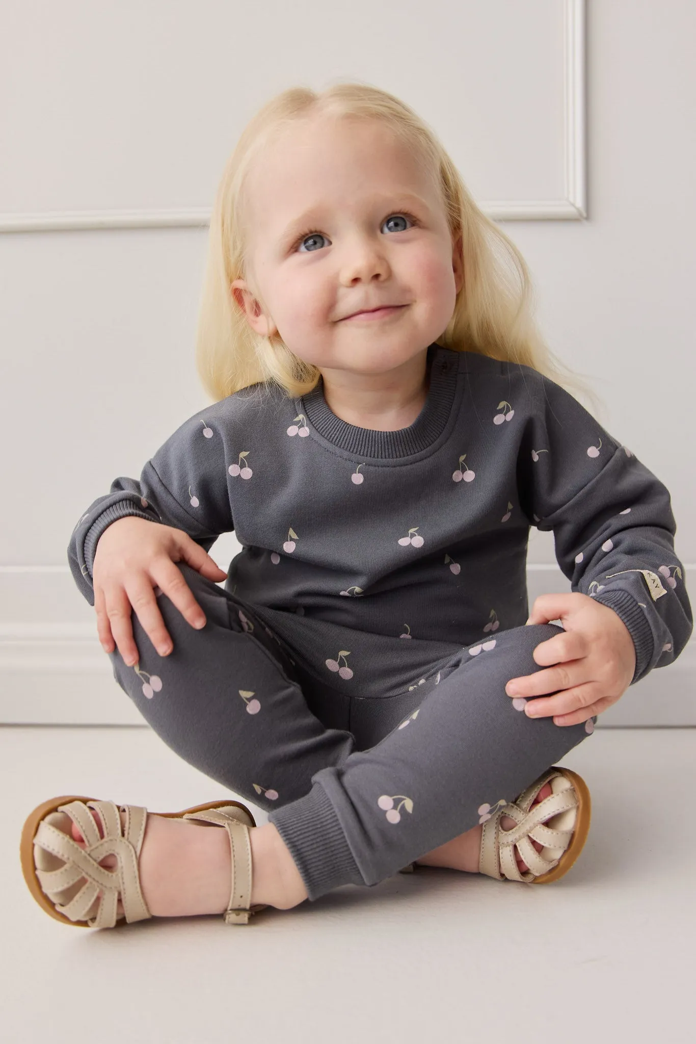 Organic Cotton Morgan Track Pant - Cherry Love Lava
