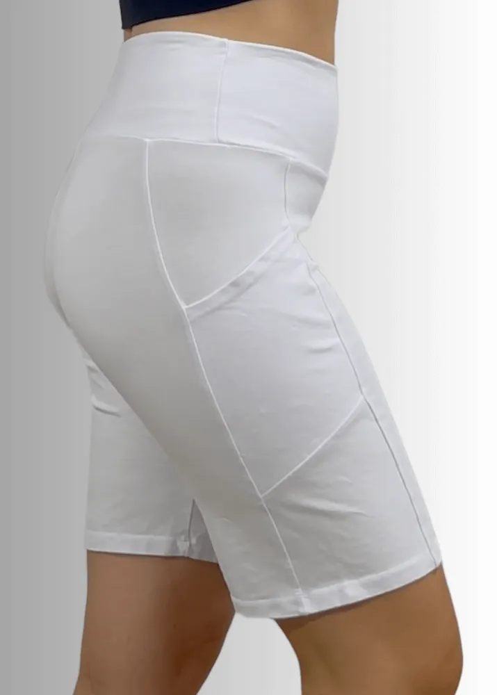 Perfect Fit Hybrid Cotton Shorts Light Denim