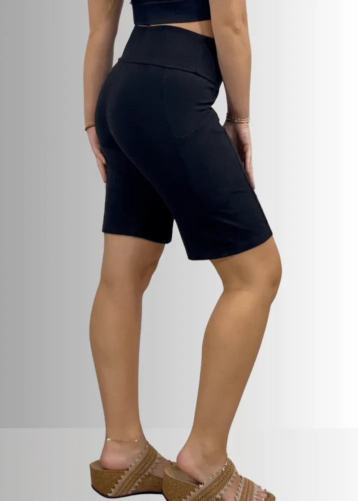 Perfect Fit Hybrid Cotton Shorts Light Denim