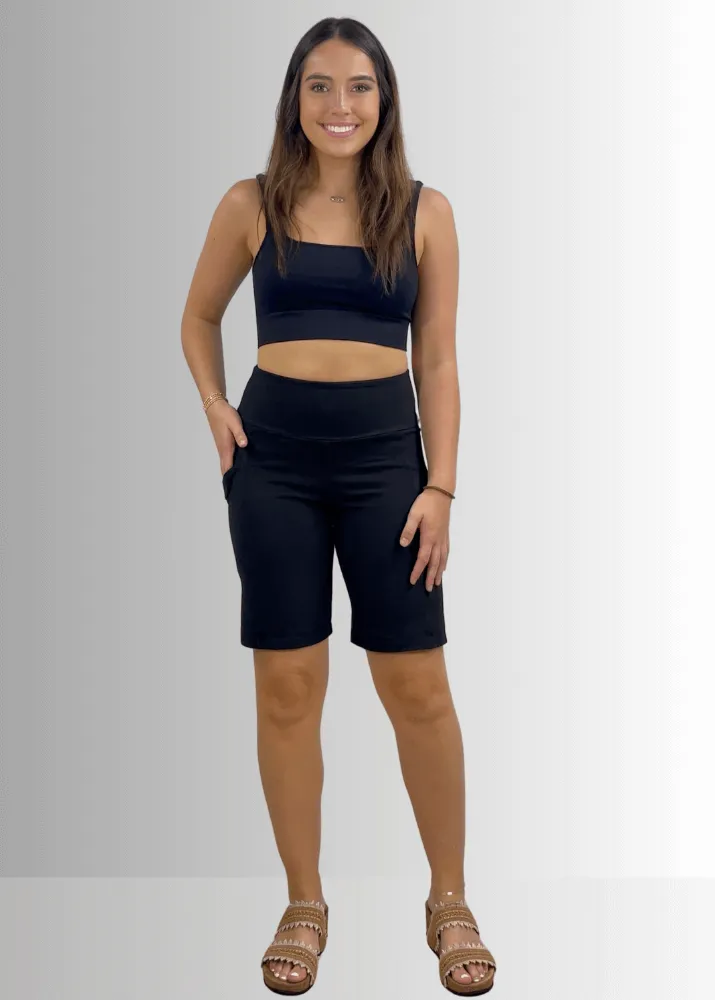 Perfect Fit Hybrid Cotton Shorts Light Denim