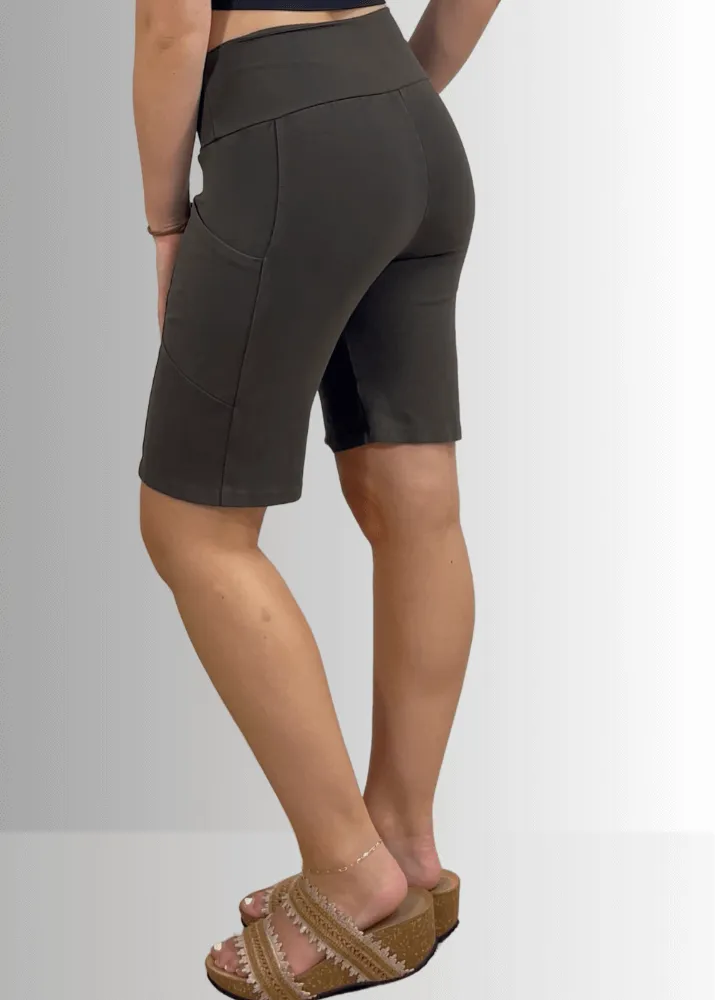 Perfect Fit Hybrid Cotton Shorts Light Denim