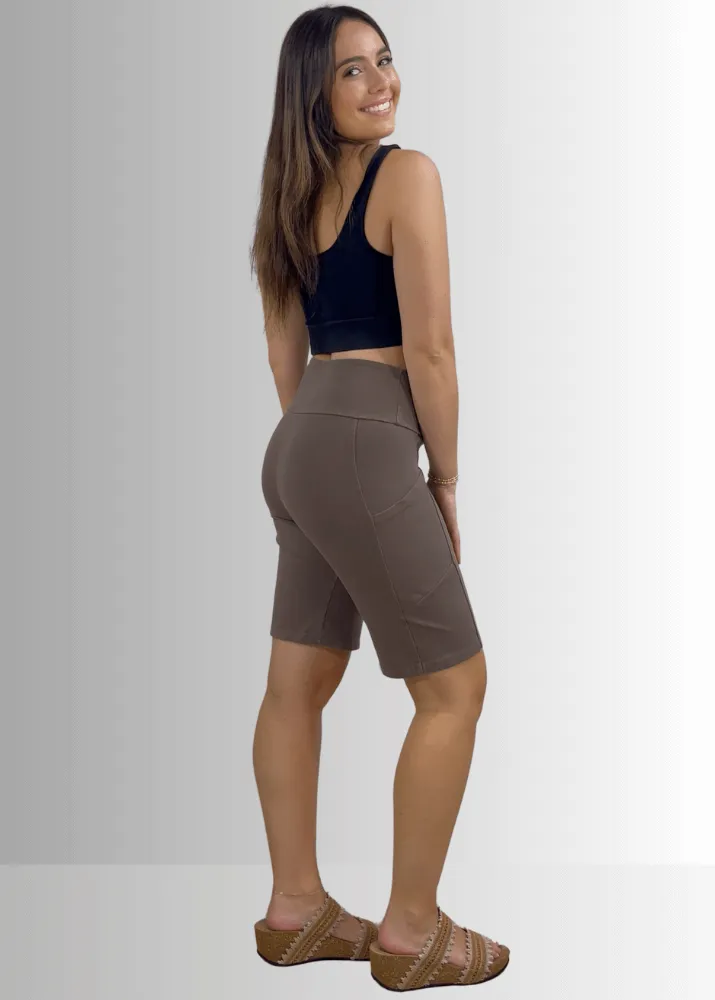 Perfect Fit Hybrid Cotton Shorts Light Denim