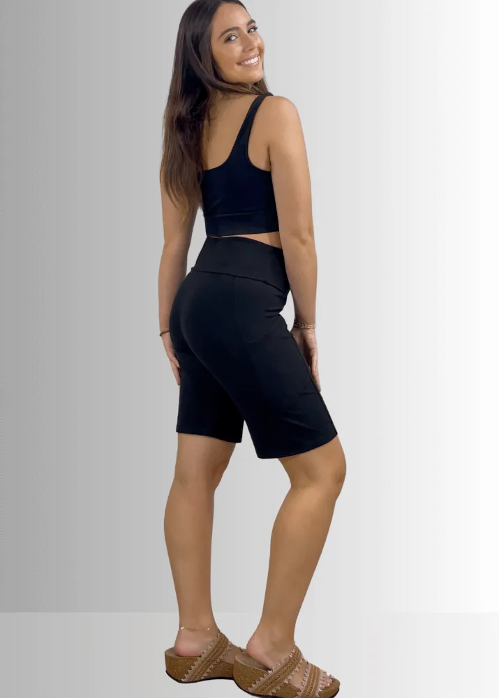 Perfect Fit Hybrid Cotton Shorts Light Denim