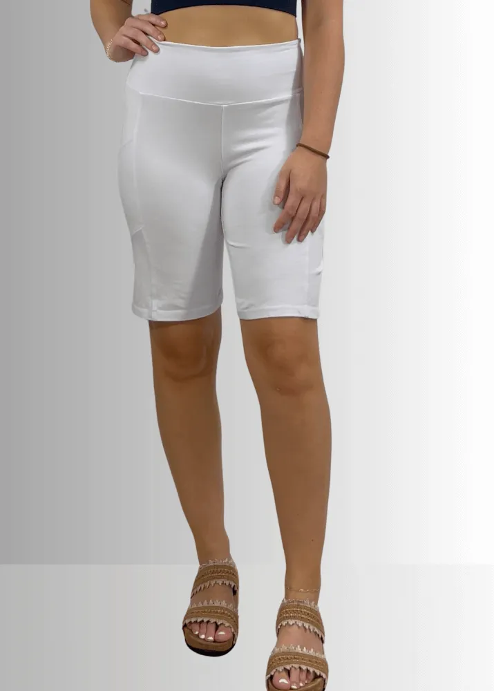 Perfect Fit Hybrid Cotton Shorts Light Denim