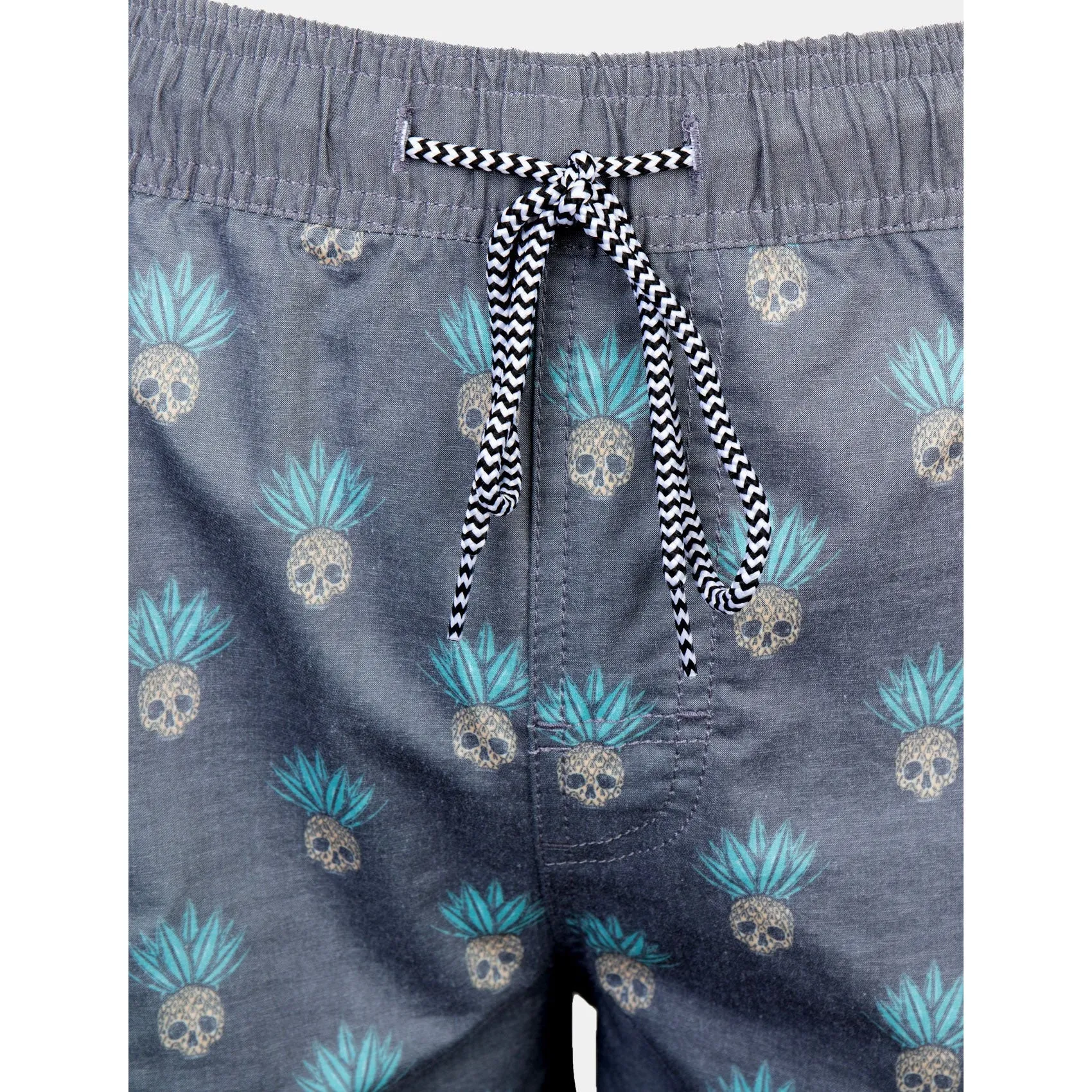 Performance Skully 22" Boardshort- Black