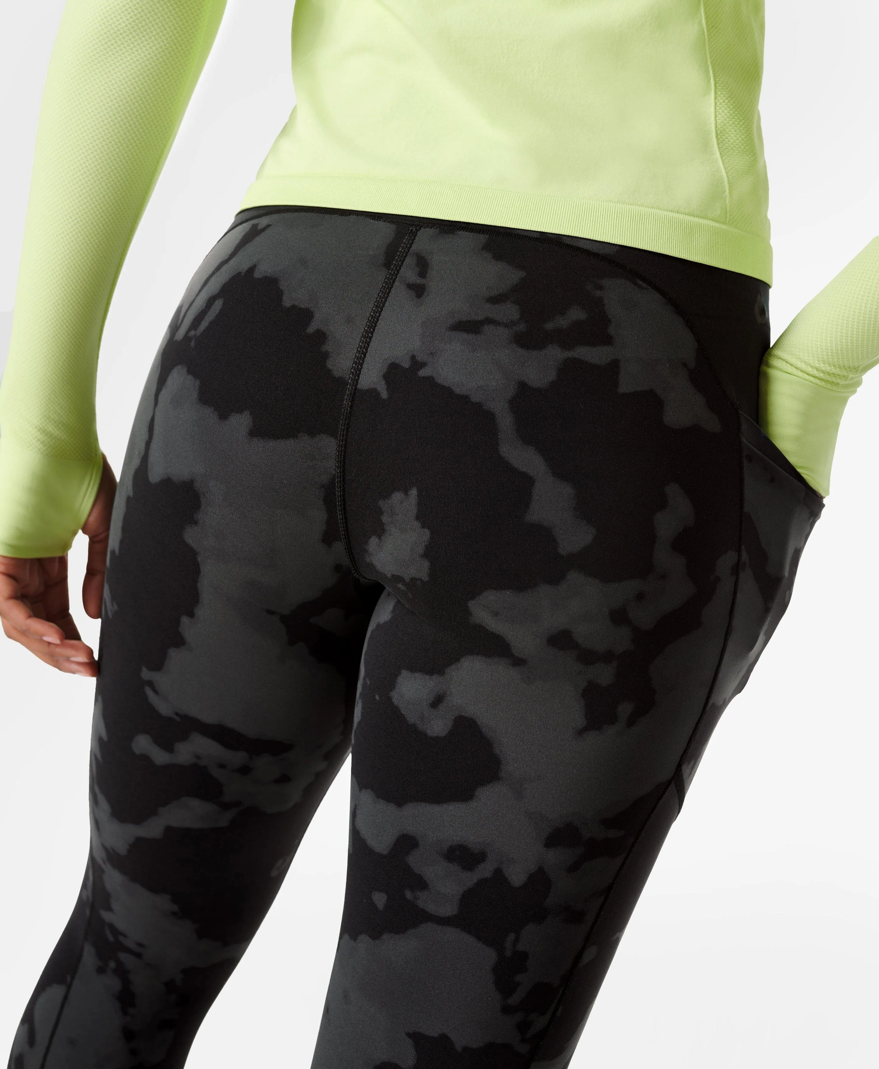 Power Ultrasculpt High Waist W Sb6438a Black-Fade-Print