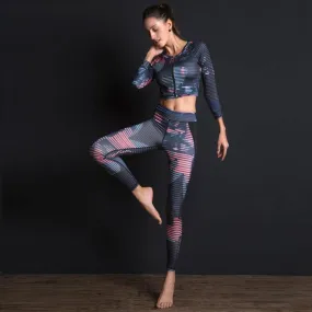 Print Fitness Suit Yoga Leggings