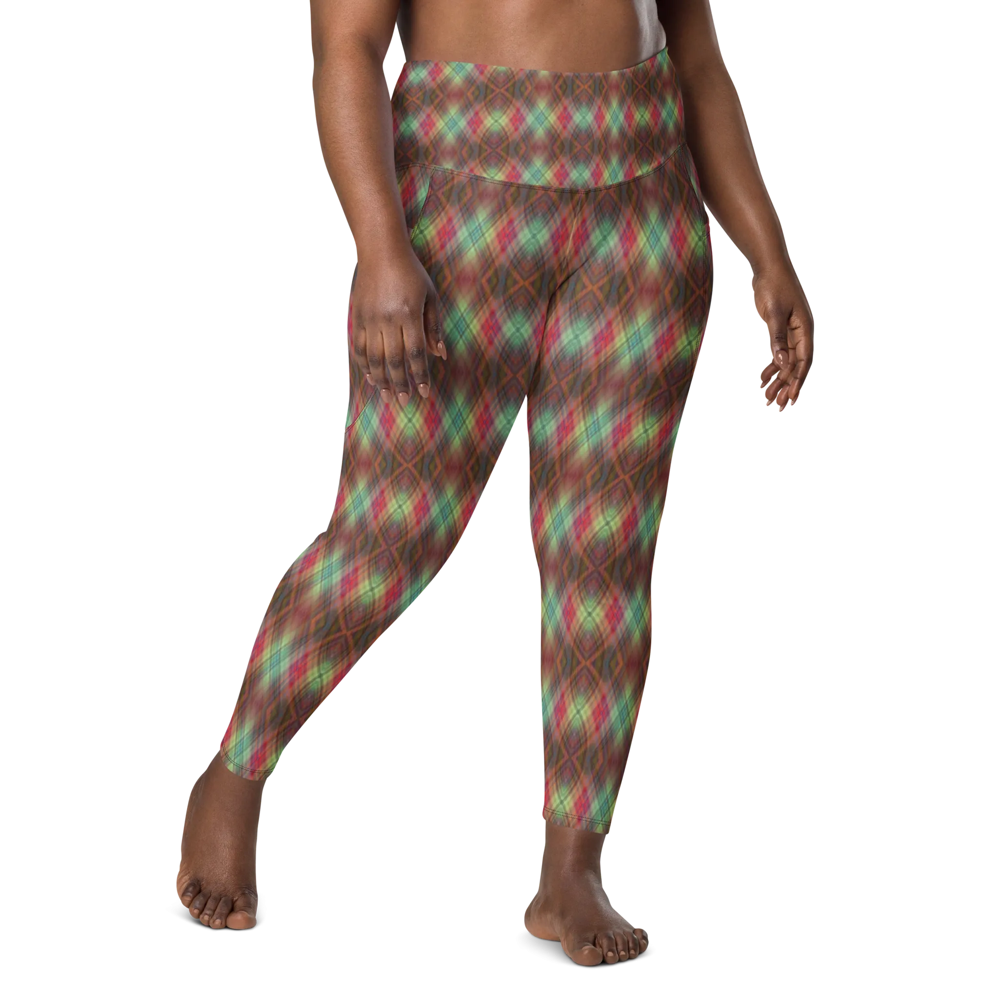 Recursia Argyle Rewired Leggings With Pockets