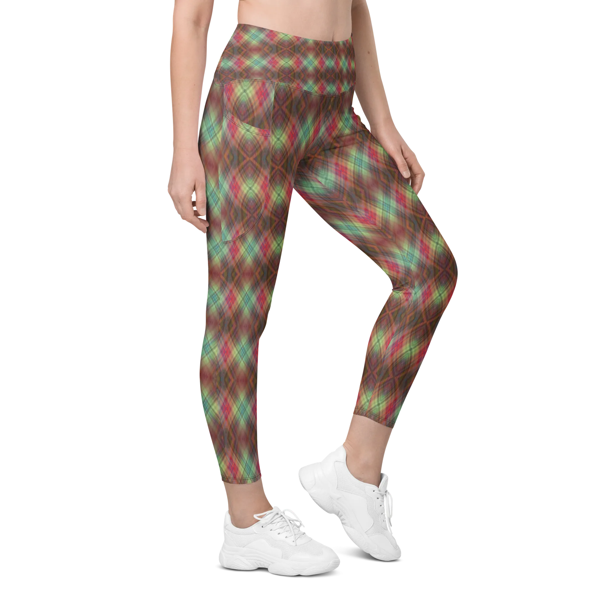 Recursia Argyle Rewired Leggings With Pockets