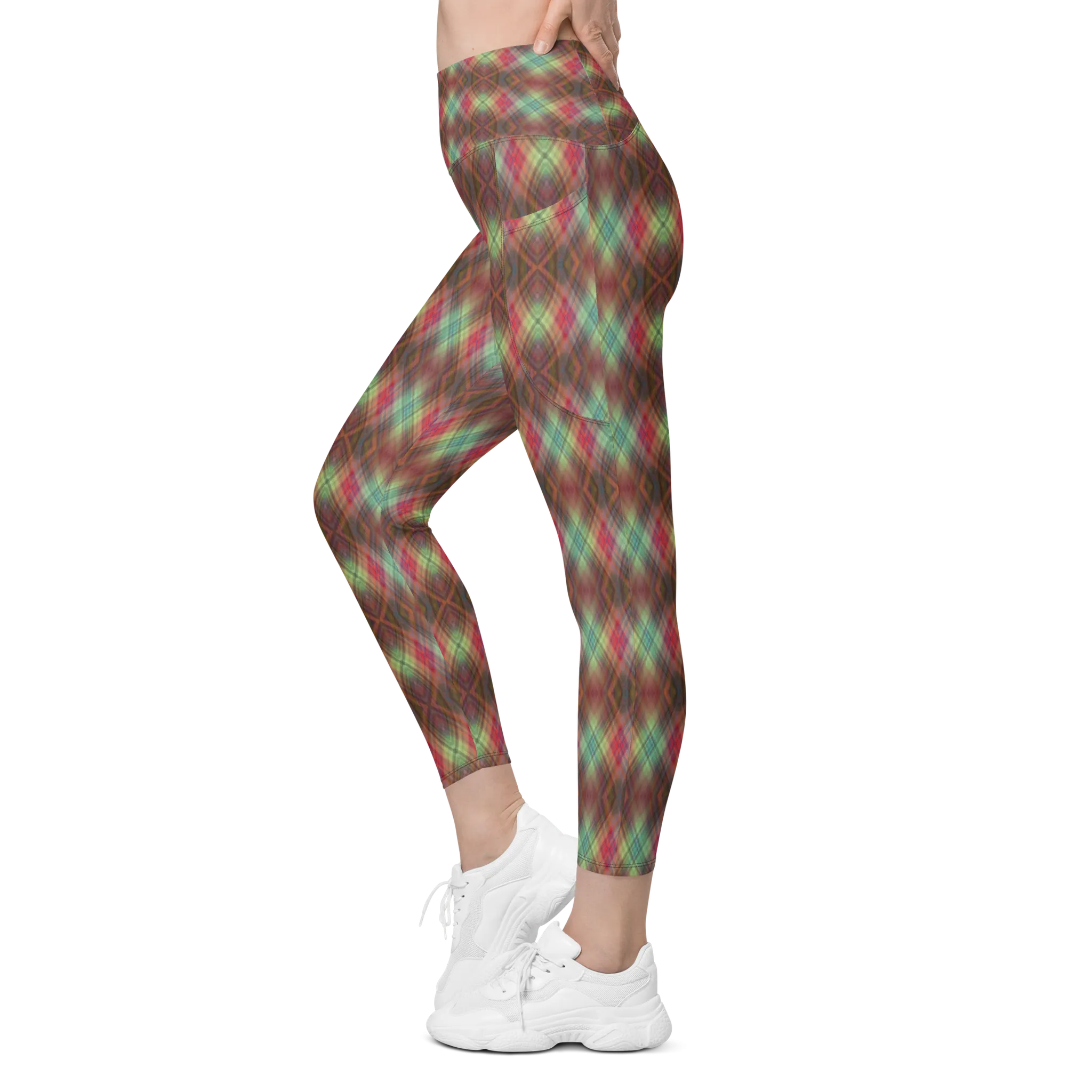 Recursia Argyle Rewired Leggings With Pockets