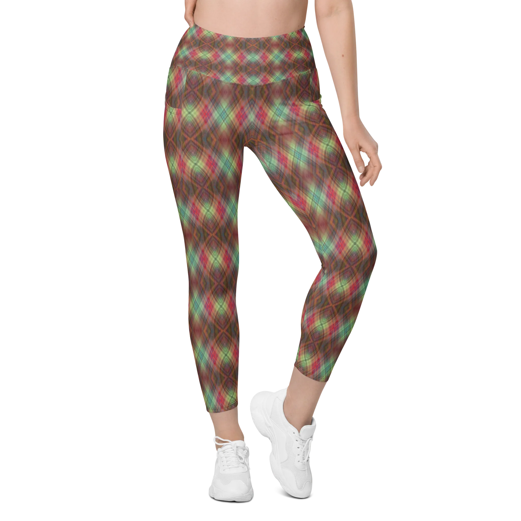 Recursia Argyle Rewired Leggings With Pockets