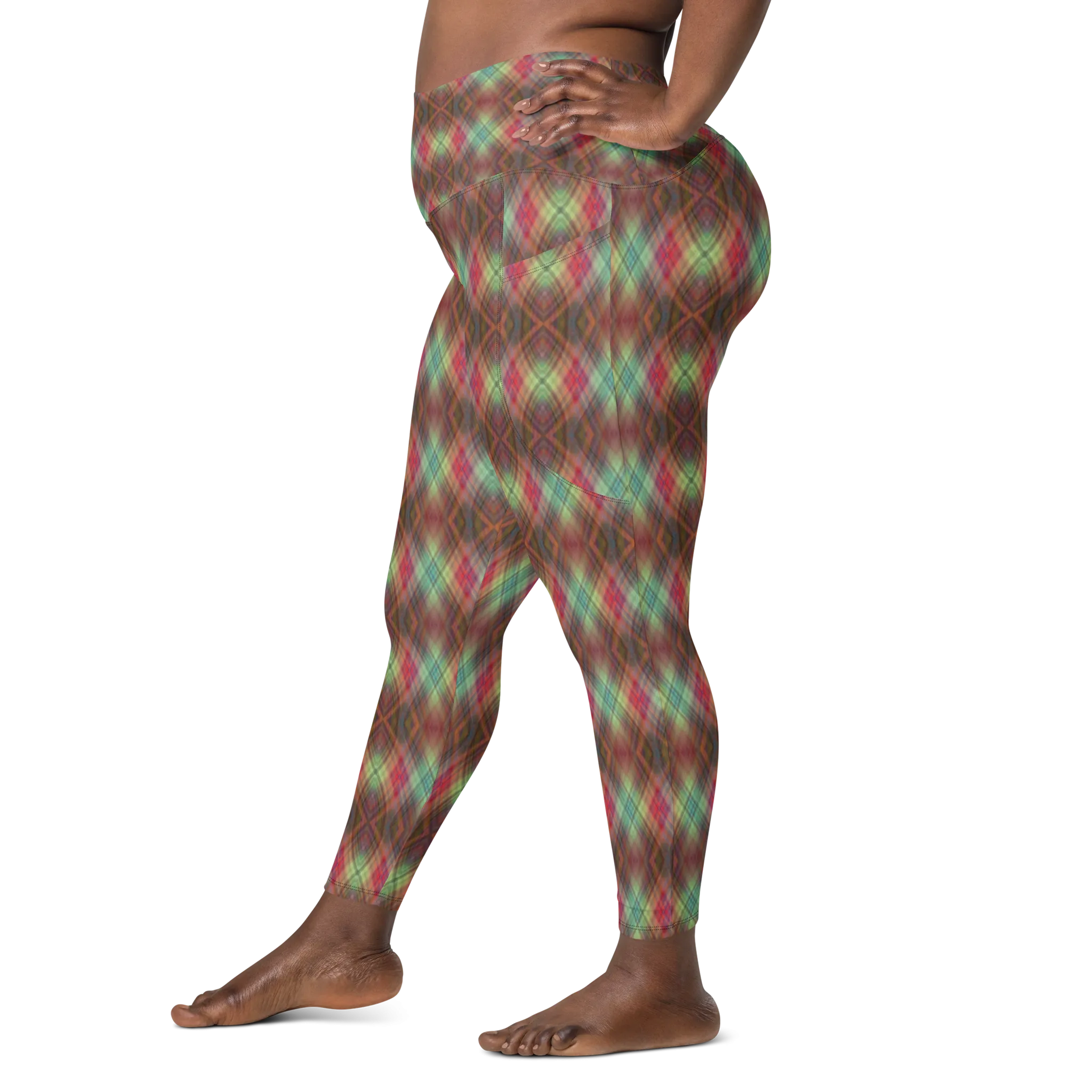 Recursia Argyle Rewired Leggings With Pockets