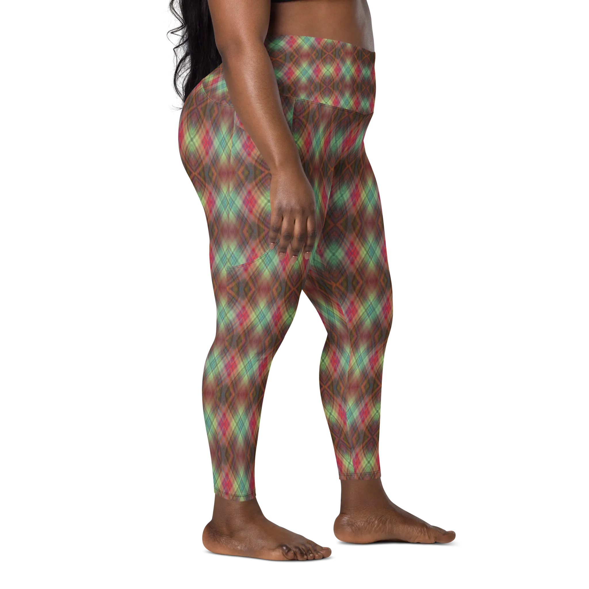 Recursia Argyle Rewired Leggings With Pockets