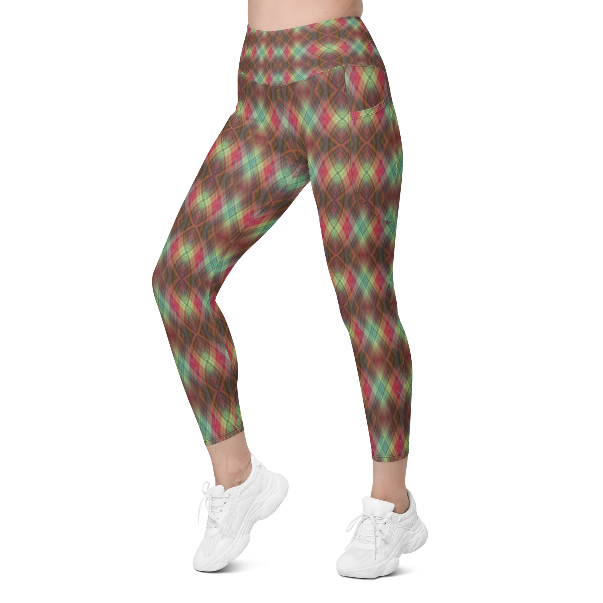 Recursia Argyle Rewired Leggings With Pockets