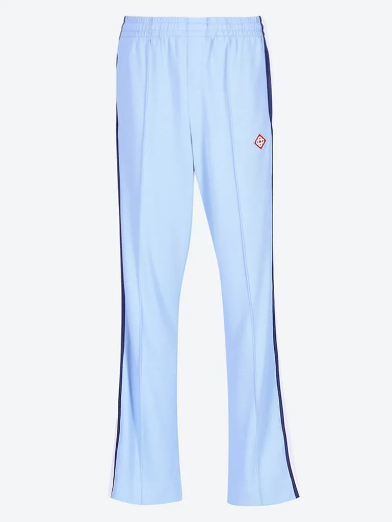 Round pique track pants