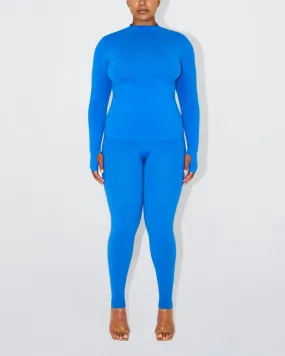 Seamless Legging | Cobalt Blue