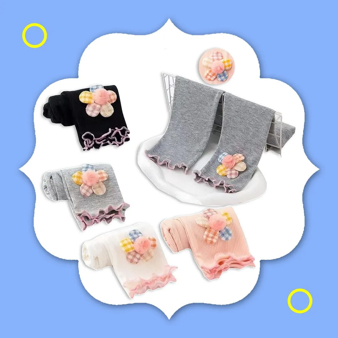 Smiley Flower Summer Leggings