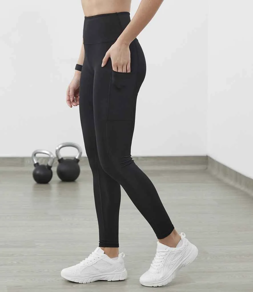 Tombo Ladies Core Pocket Leggings | Black