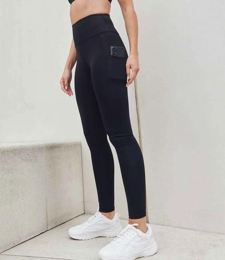 Tombo Ladies Core Pocket Leggings | Black