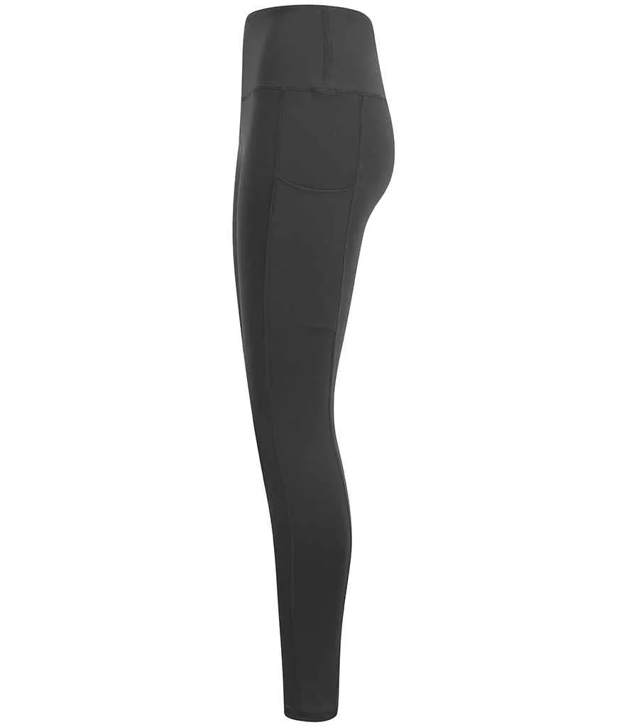 Tombo Ladies Core Pocket Leggings | Charcoal