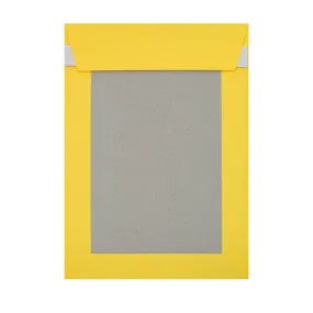 Yellow Hard Board Back Envelopes