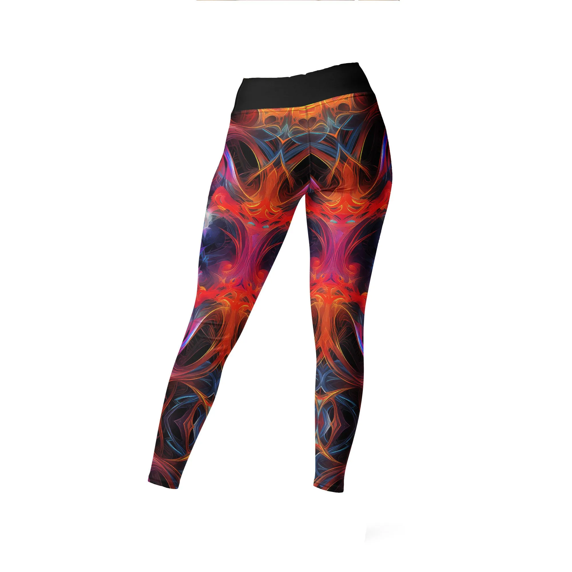 Yoga Leggings Dancing Colors