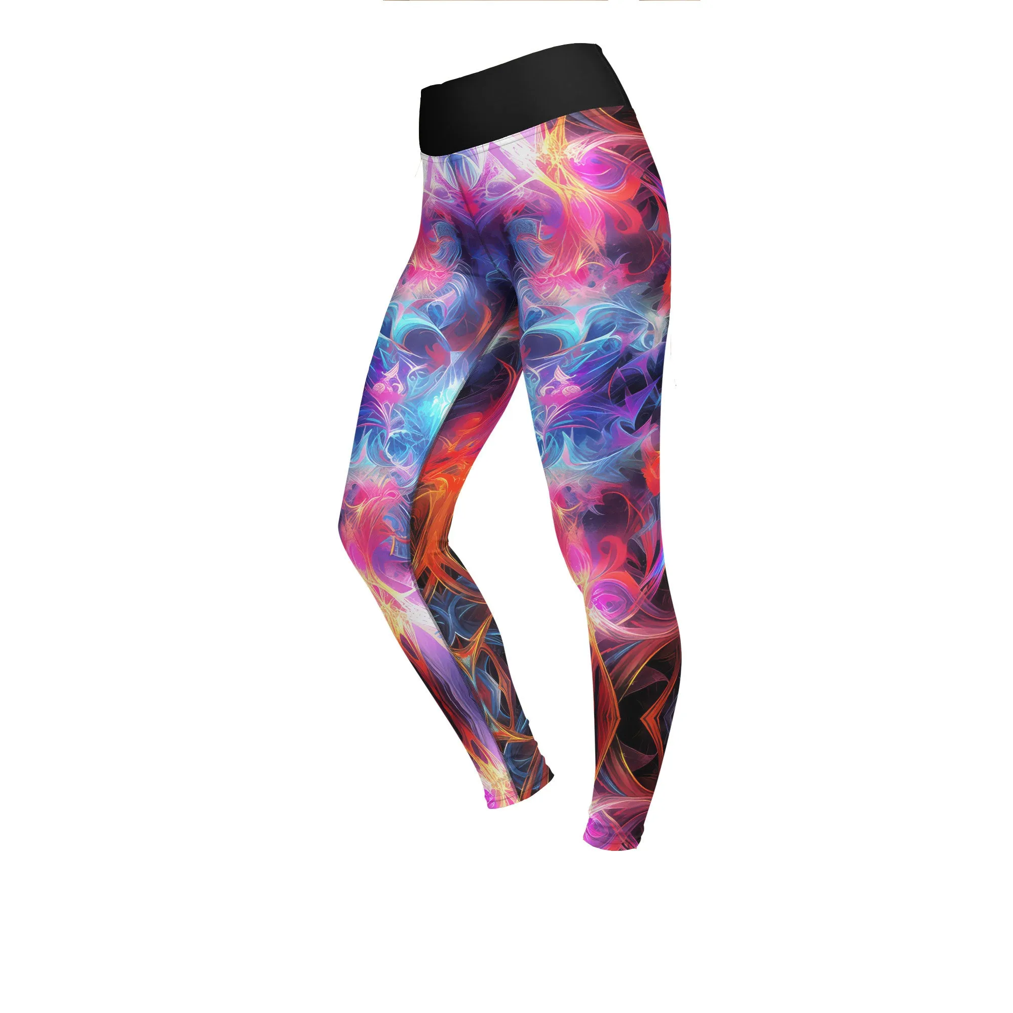 Yoga Leggings Dancing Colors